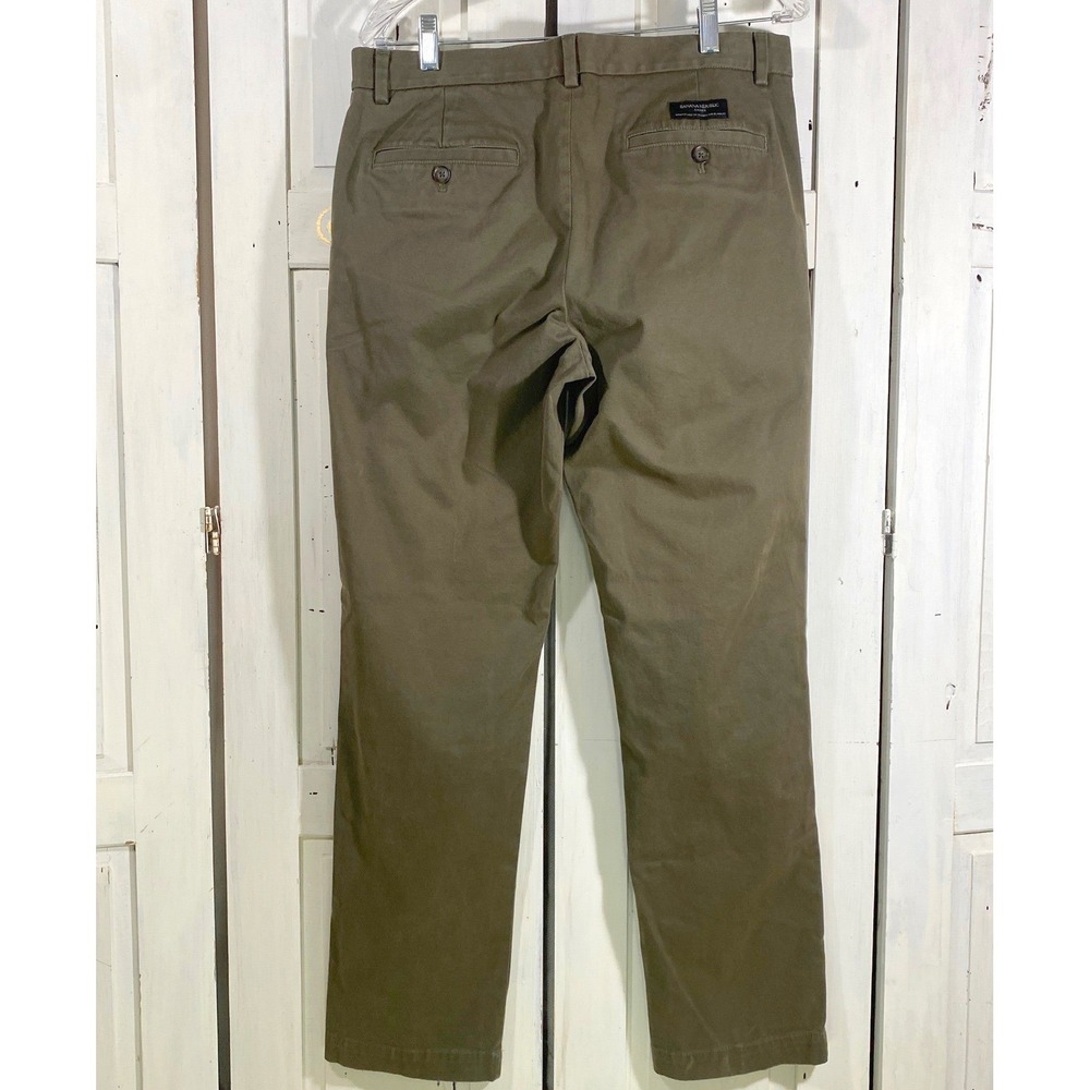 Banana Republic‎ Men Aiden Chinos Size 32x31 Cadet Green Classic Heritage Preppy - Picture 2 of 8